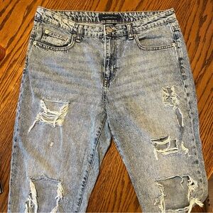 Aeropostale Distressed Boyfriend 12 Regular Jeans